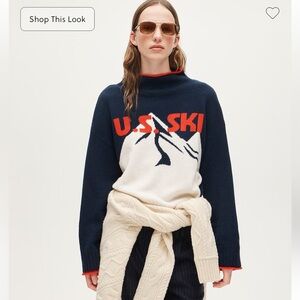 J.Crew U.S. Ski & Snowboard by J.Crew graphic Rollneck™ sweater in vintage wool